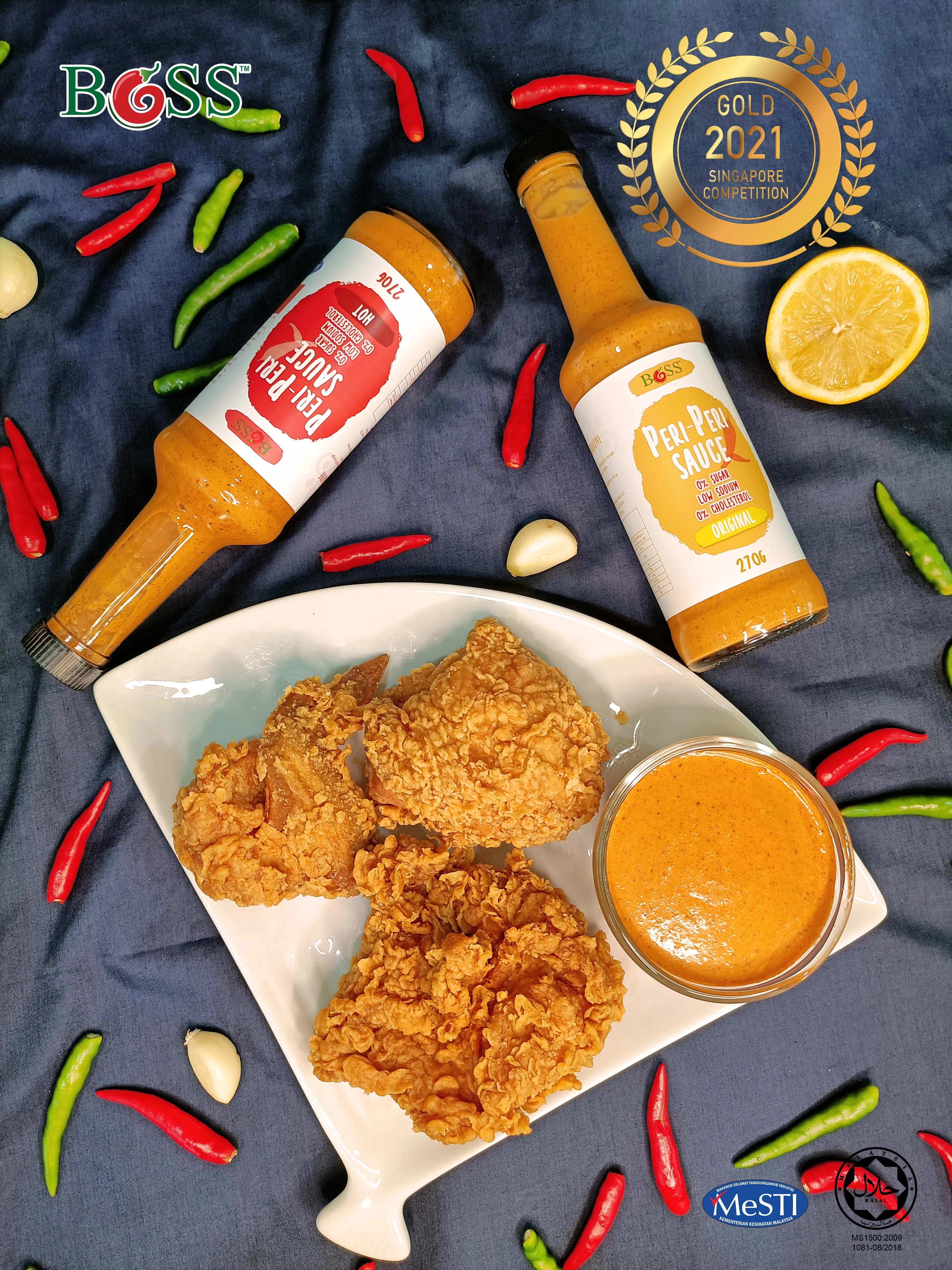 Factory wholesale price OEM sauce 4kg Halal Peri-peri sauce Hot and spicy suitable serve with western food and roasted chicken