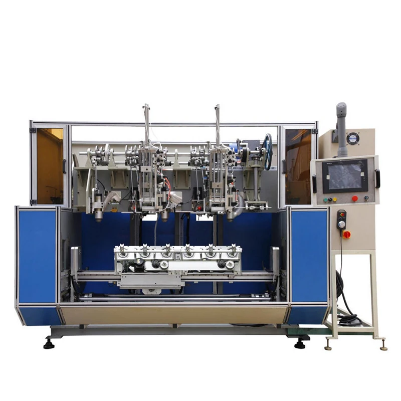 Five-axis five-head drilling and planting machine toilet brush spherical brush hair planting machine