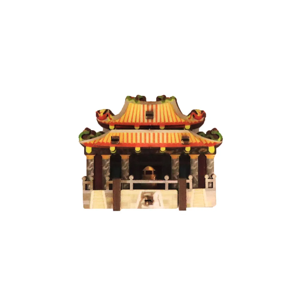 Сувенирный подарок, игрушечный дворец, деревянный сборный магнит на холодильник для сувенира