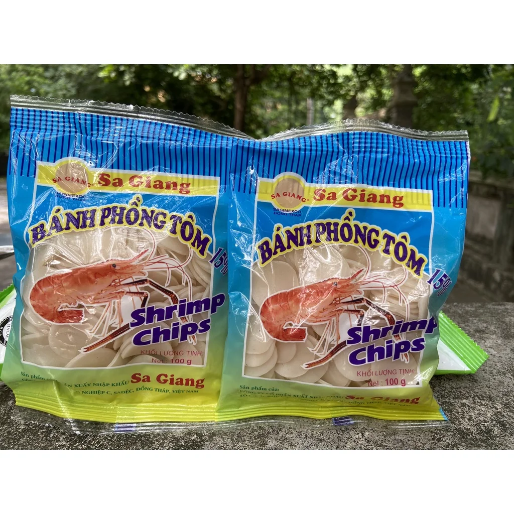 Quality Shrims Crackers Sa Giang/ Shrimp Chips From Viet Nam