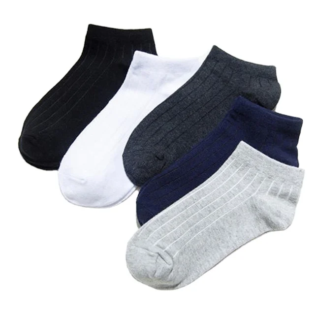 Носки мужские базовые в Корейском стиле, 5 типов, простые носки до щиколотки