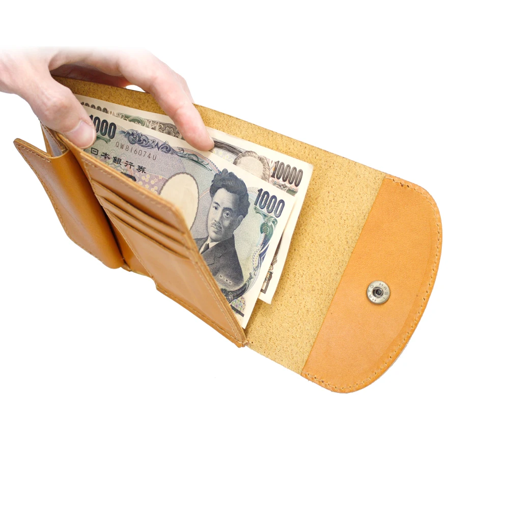 [ TOCHIGI LEATHER ] Trifold Wallet - Made in Japan