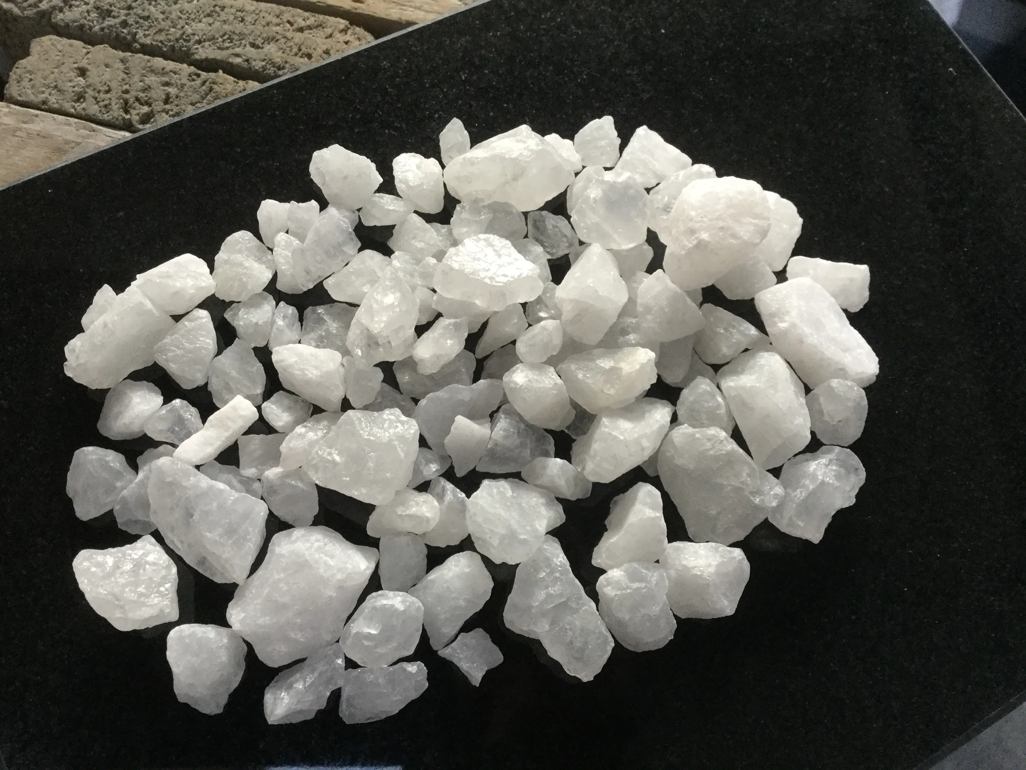 snow white super granular quartz gravel & water washed quality dust free quartz aggregate