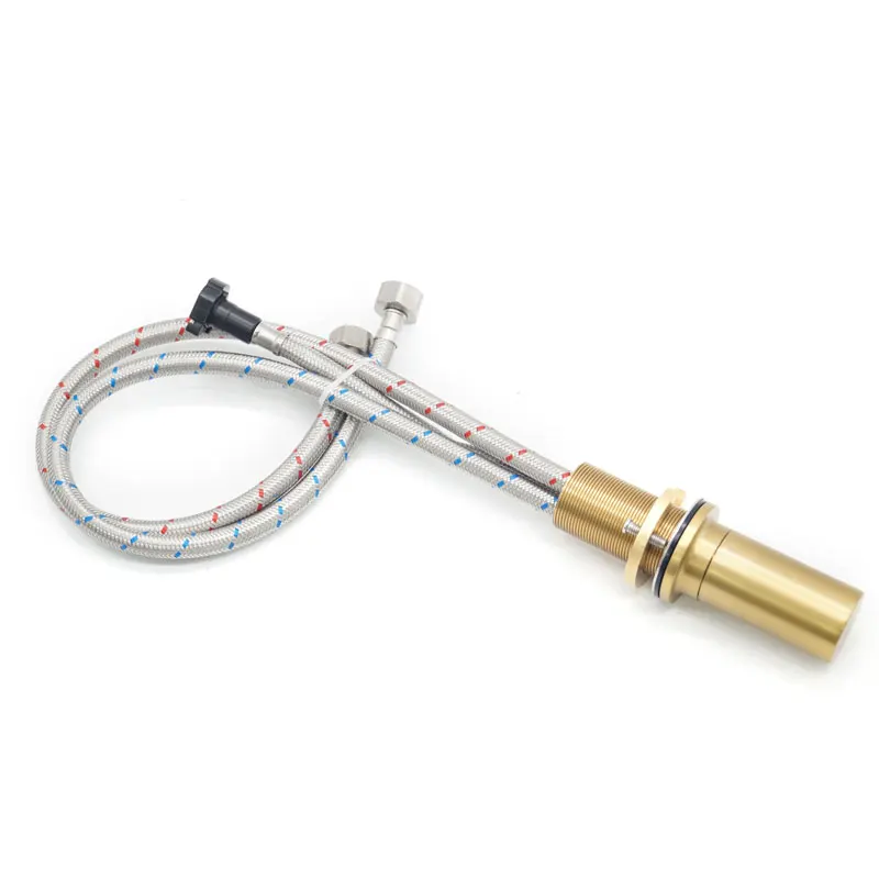 Brushed Gold Kitchen Faucet Pull Out Kitchen Sink Water Tap Single Handle Mixer Tap 360 Rotation Kitchen Shower Faucet