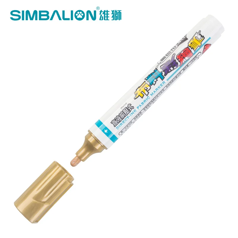Simbalion DFM-240 12 цветов 2 0 мм 12/коробка постоянный водонепроницаемый ткани с высоким качеством цифрового печати живопись маркер для белой доски DIY Одежда каракули футболка обувь