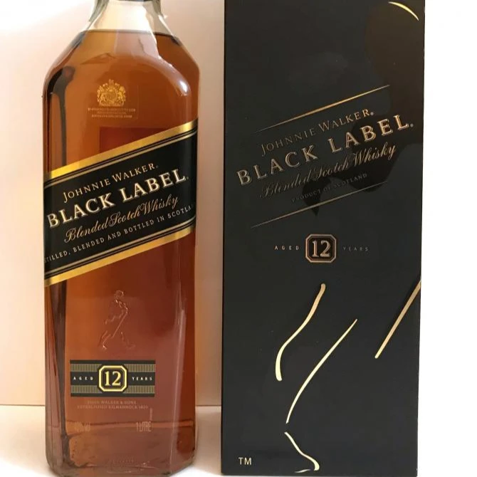 J. Walker Black Label 12 years old Blended Scotch Whisky 700ml, 1L,1.75L