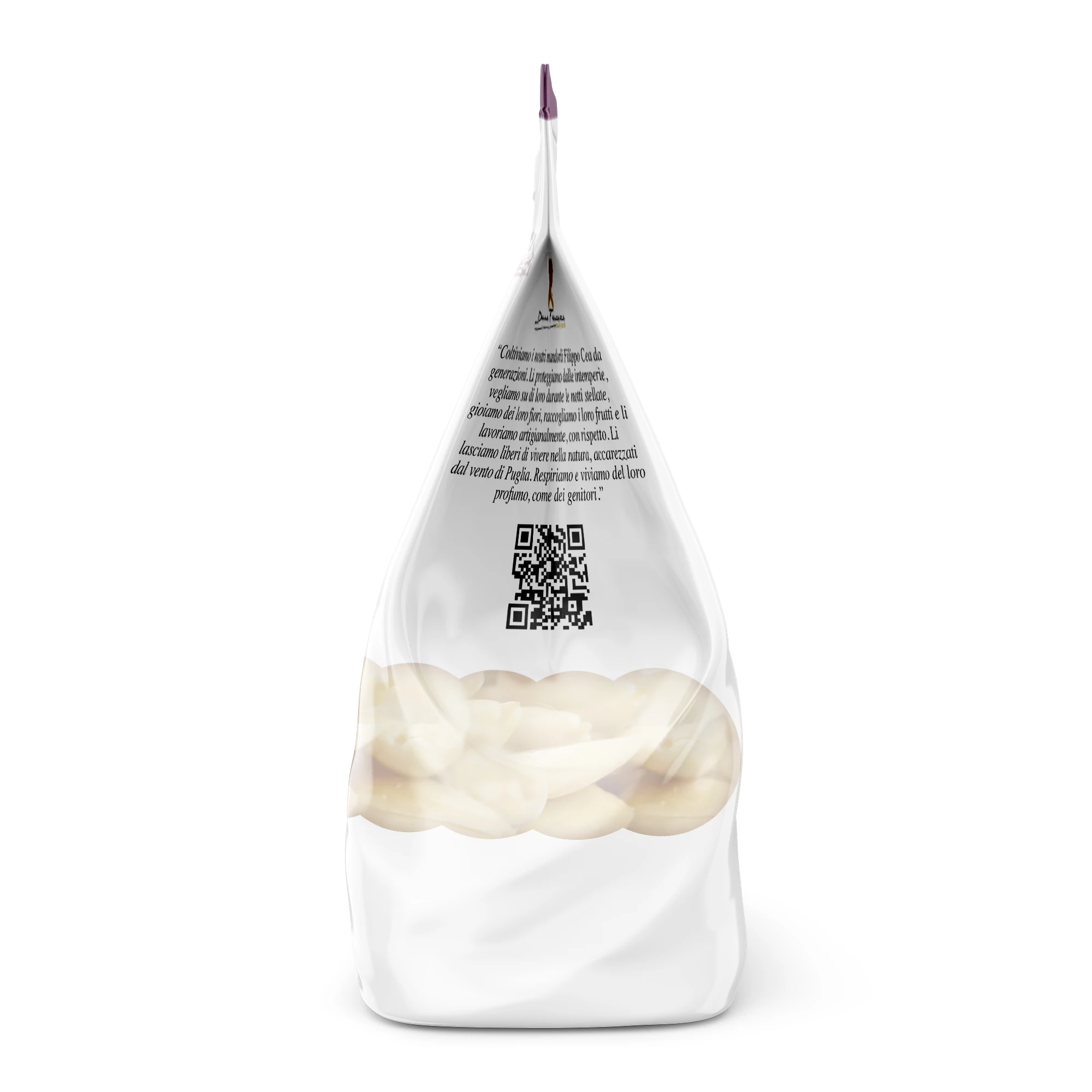 Italian Whole hand blanched almond 80 g Premium Quality - Healthy Food - Short Supply Chain - Made in Italy