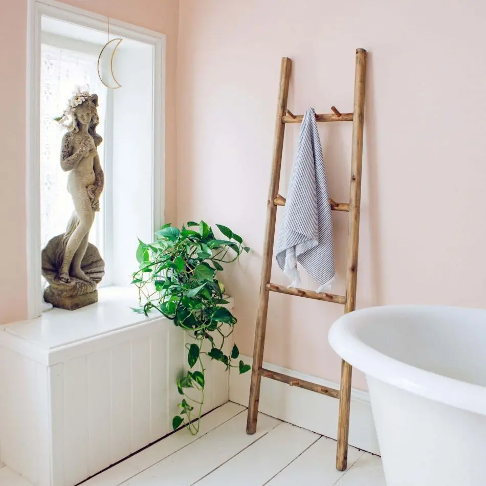 Ladder Towel Ladder Bamboo Rack For Decoration Bamboo Holding Ladder