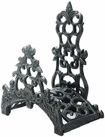 GARDEN DECORATIVE FLOWER DESIGN HOSE HOLDER CAST IRON HOSE HOLDER METAL HANDICRFT WALL MOUNTED CAST IRON DECORATIVE HOSE HOLDER