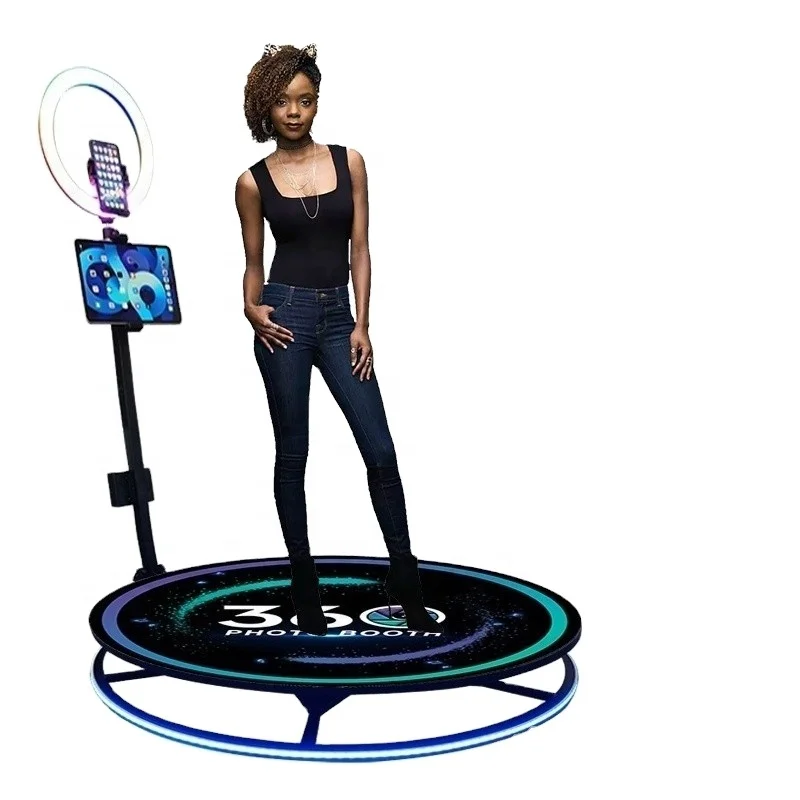 Slow Motion Portable 360 Degree Rotating Photo Booth 360 Video Photo Booth For Hot Sale