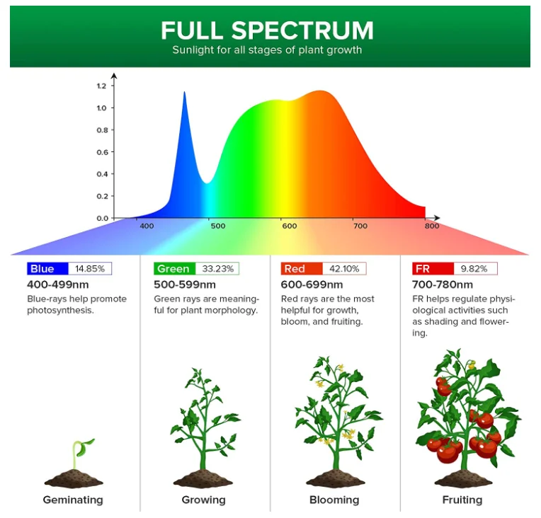 SANSI e27 230vac 36w led grow bulb for plant led for brocolli
