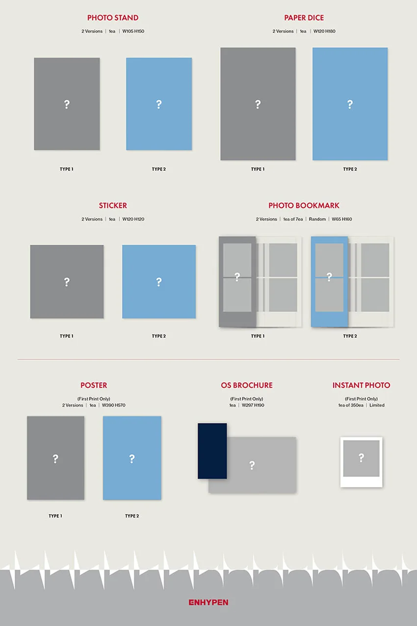 [Официальный Kpop] ENHYPEN-Размеры: ответ