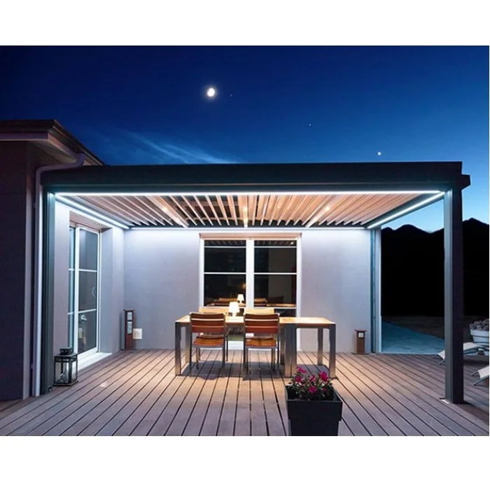 Automatic Motorized Rolling Roof System With Double Motor Aluminum Bioclimatic  - Special Concepts Bring Exclusivity