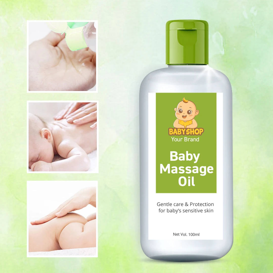 WINTER CHERRY BABY MASSAGE OIL HIGH QUALITY MULTI USE SOOTHING OIL FOR BABY SOFT AND MOISTURISED SKIN