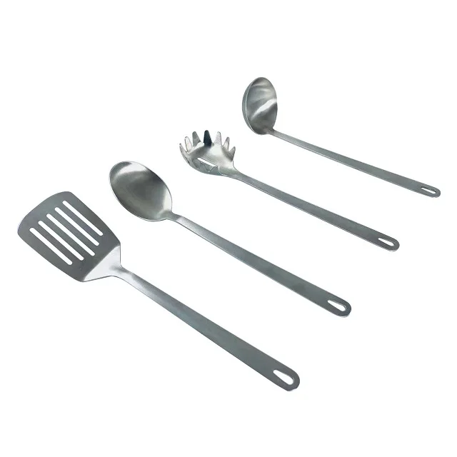 4 pieces stainless steel kitchen utensil set cooking tool