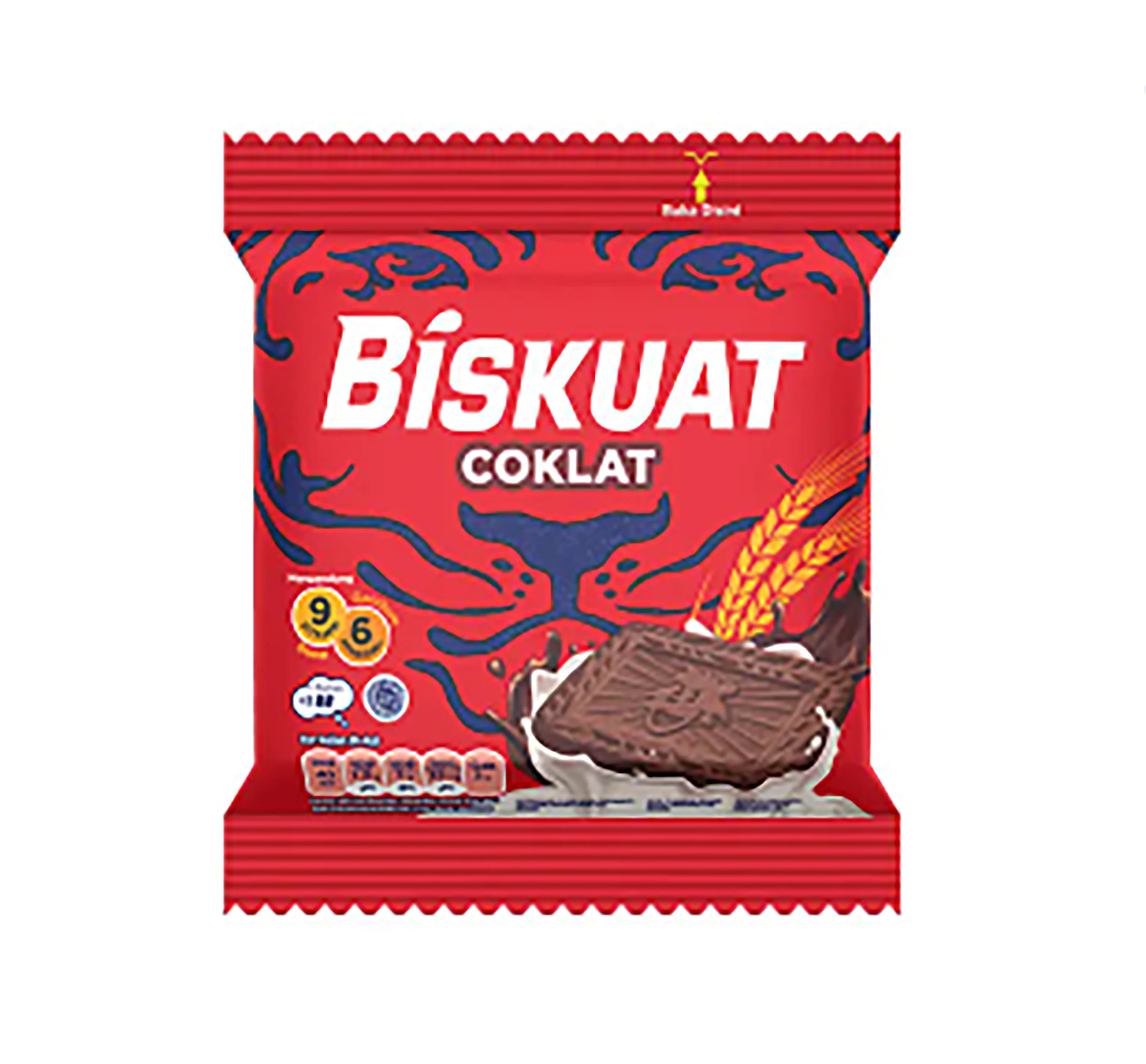 WHOLESALE BISCUIT BISKUAT CHOCOLATE FLAVOR 8.4 GR FOR SNACK WITH HALAL CERTIFICATE