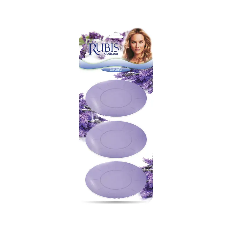 Rubis - 3 x 100 gr Blister Pack Lavender Soap