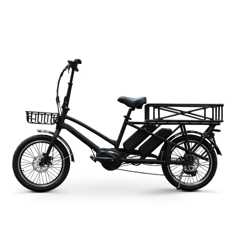 20 inch food delivery 2 wheels electric cargo city bike