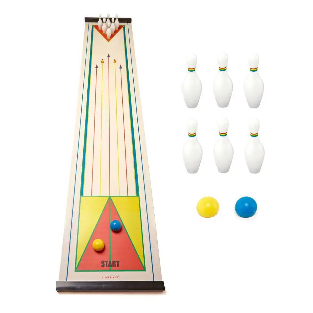 Indoor Bowling Tabletop Bowling Game Sports Shuffleboard Table Game Mats
