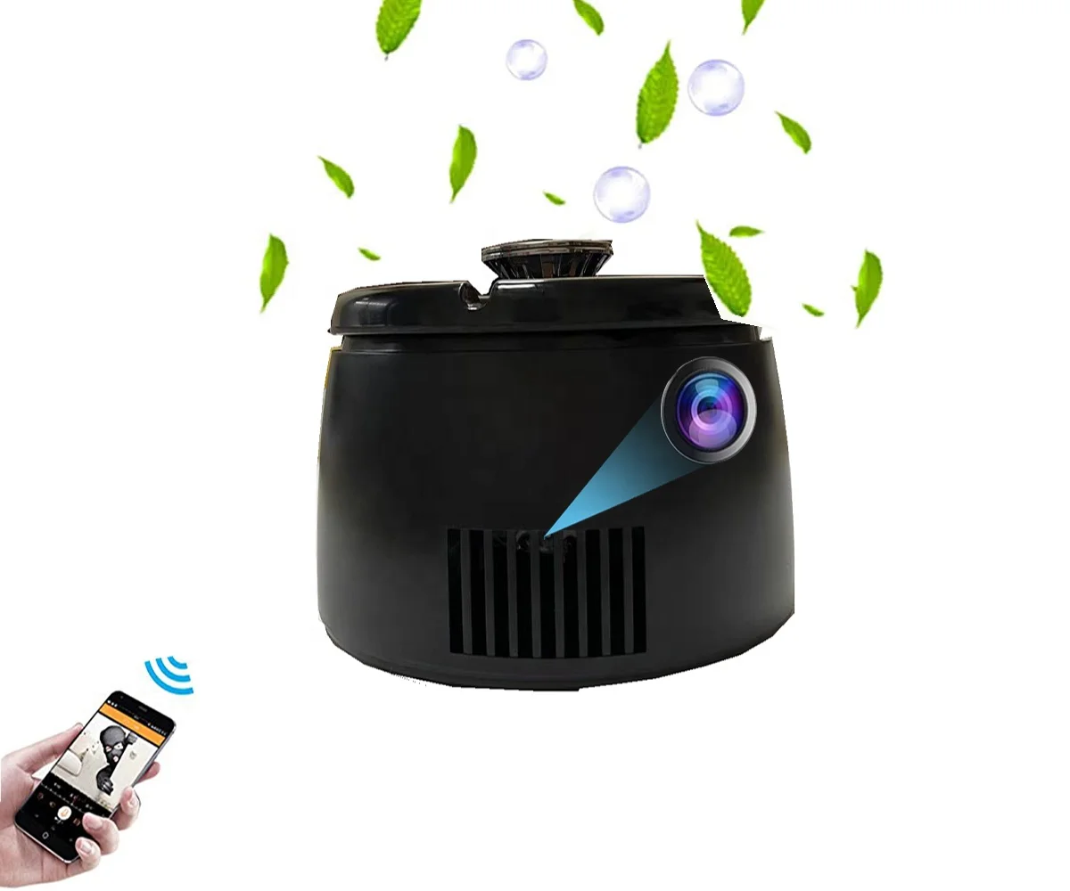 Новый дизайн 1080P WIFI HD очиститель воздуха пепельница Скрытая шпионская камера беспроводная IP-камера и видеорегистратор