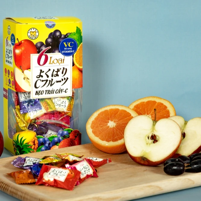 Популярный товар! Смешанные Фруктовые Конфеты, сделанные в Вьетнаме, сервис OEM по производству конфет