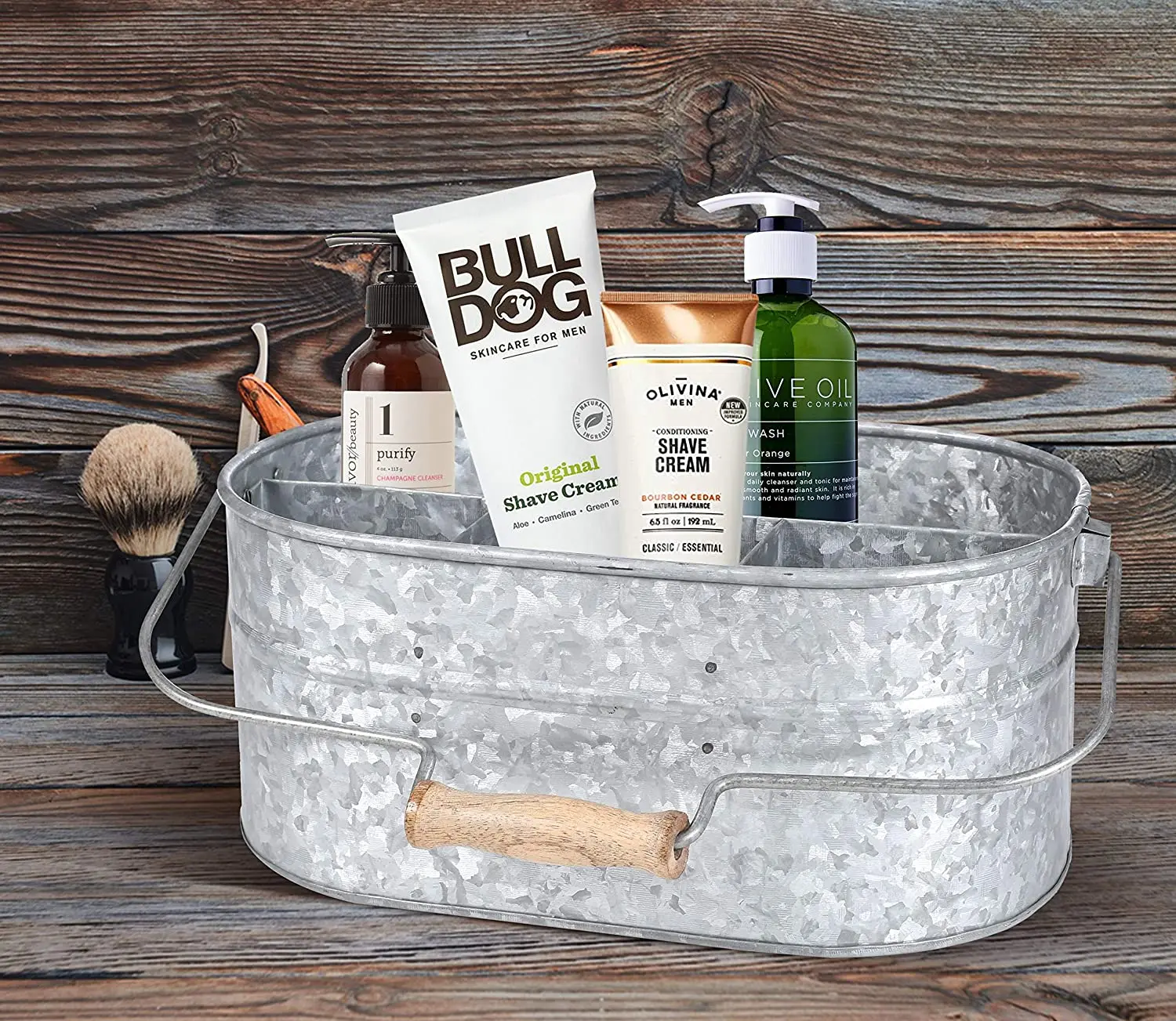  Оцинкованный металлический каркас с 4 отсеками держатель для кухонной утвари