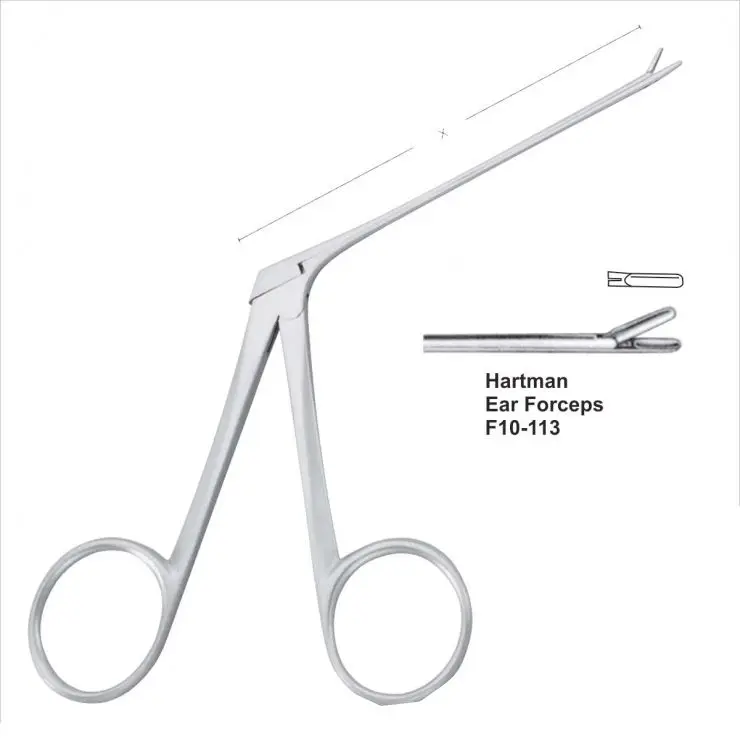 German Stainless Steel ENT Forceps /Throat ENT Forceps Made Stainless Steel