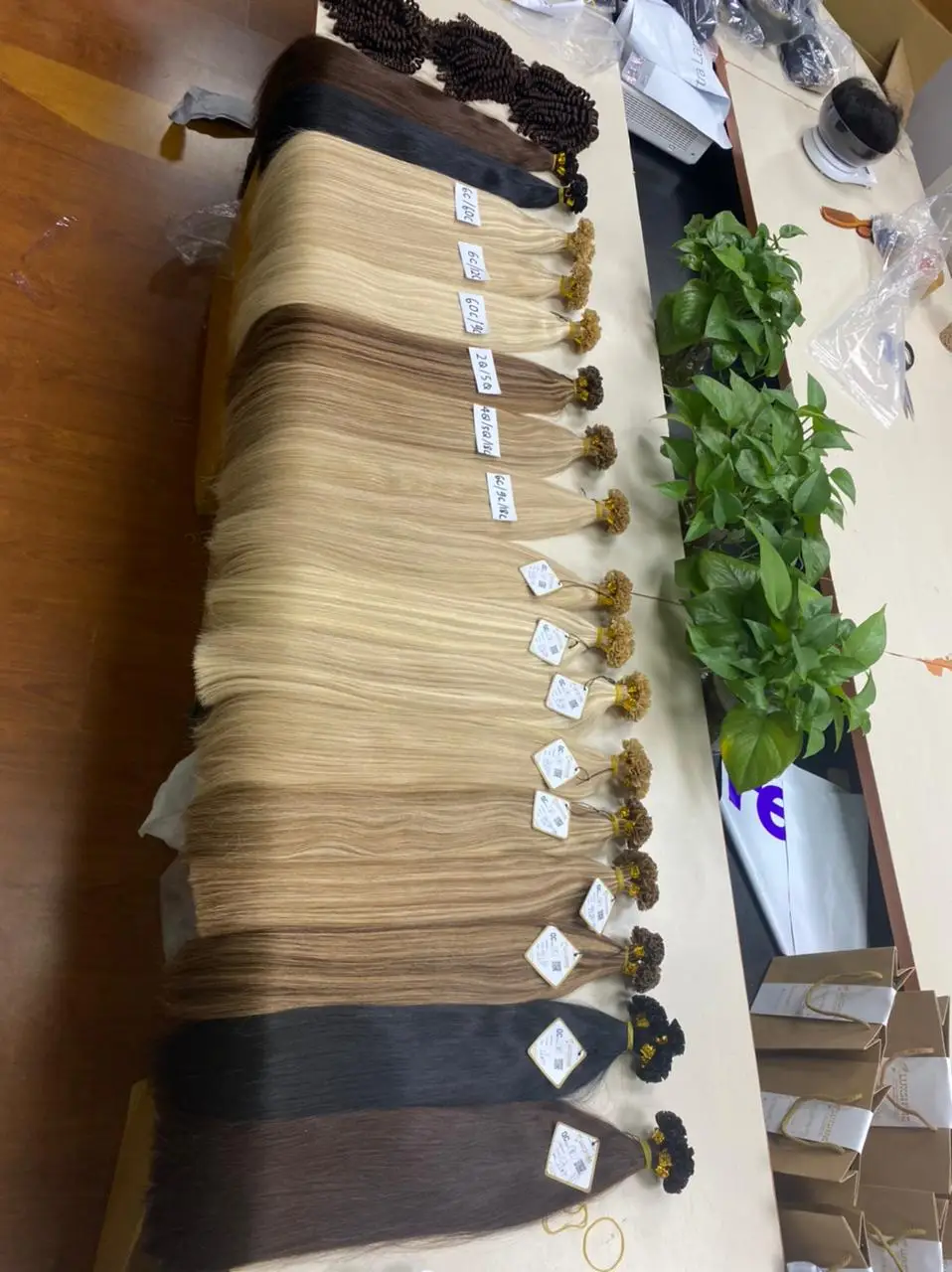 100% the best wholesale cheap Keratin nanoring  I/U/V tip flat with strong on top quality extension double drawn Vietnamese hair