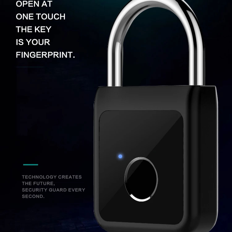 Оптовая продажа водонепроницаемый 180amh портативный электронный биометрический замок отпечатков пальцев умный дверной замок отпечатков пальцев