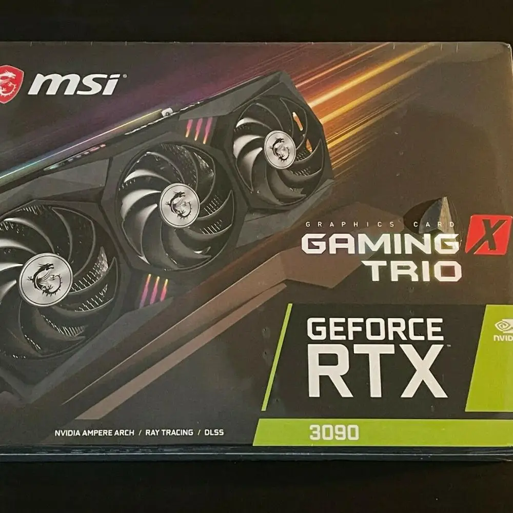  Оригинальная скидка Видеокарта MSI Ge-force RTX 3090 GAMING X TRIO 24 ГБ GDDR6X