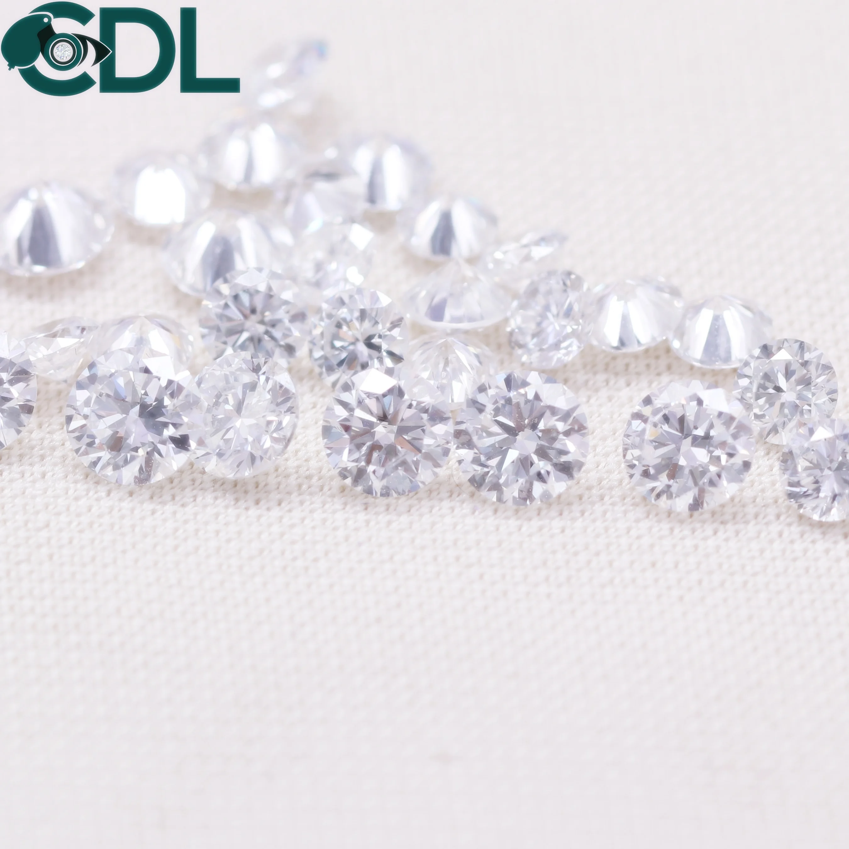 Natural Loose Round Brilliant Cut Melee Diamonds 2.10 mm 1 Carat Diamond Prices