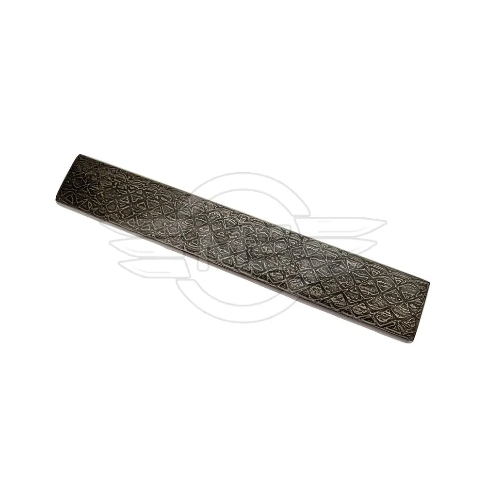 
Damascus Steel Twist Pattern Billet Bar For Knife Making Handmade Pattern Steel Blade Handle 