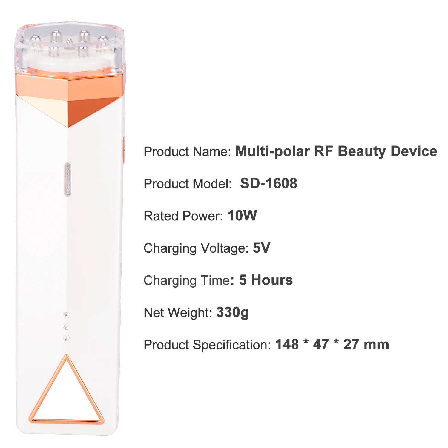 
Portable RF Home Beauty Apparatus Skin Tightening Machine Skin Care Anti Aging and Wrinkles Device 