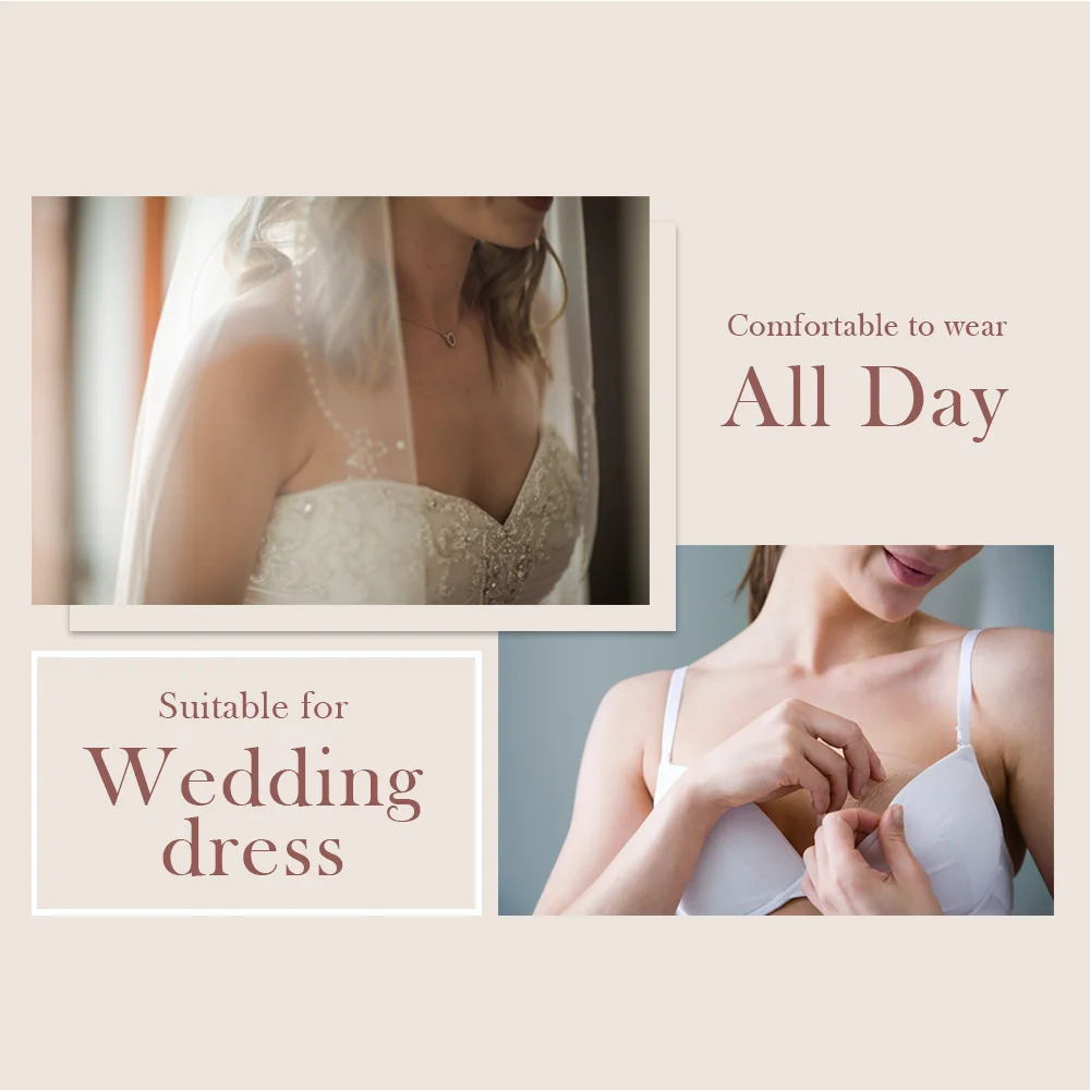 220g /pair Half cup mastectomy silicone breast form Soft comfortable enhancers push up bra pad