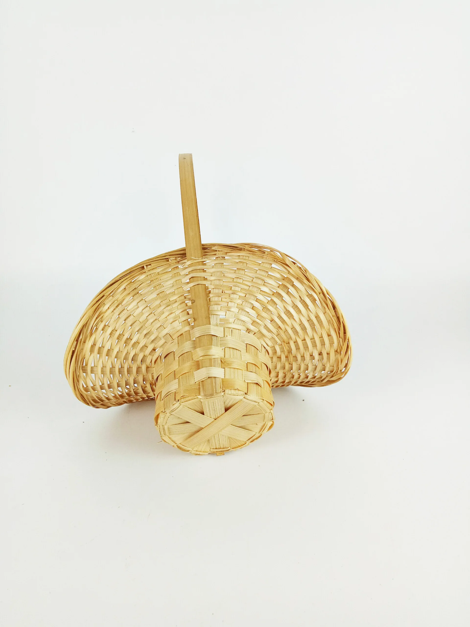Small Bamboo Basket Decoration Craft Wicker Flower Basket