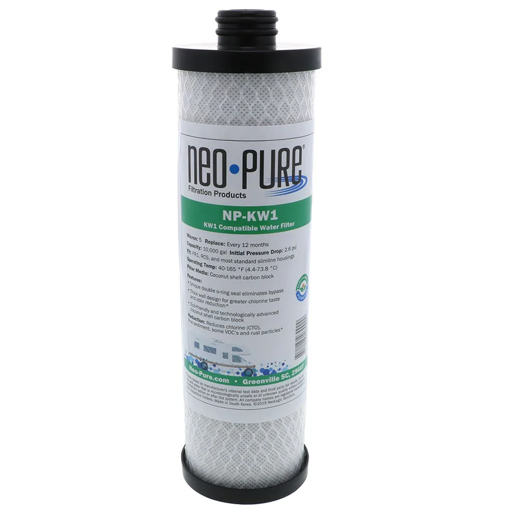 Fresh Water Systems Waterpur KW1 Replacement RV Water Filter by Neo Pure Premium Quality Manual KR NP-KW1