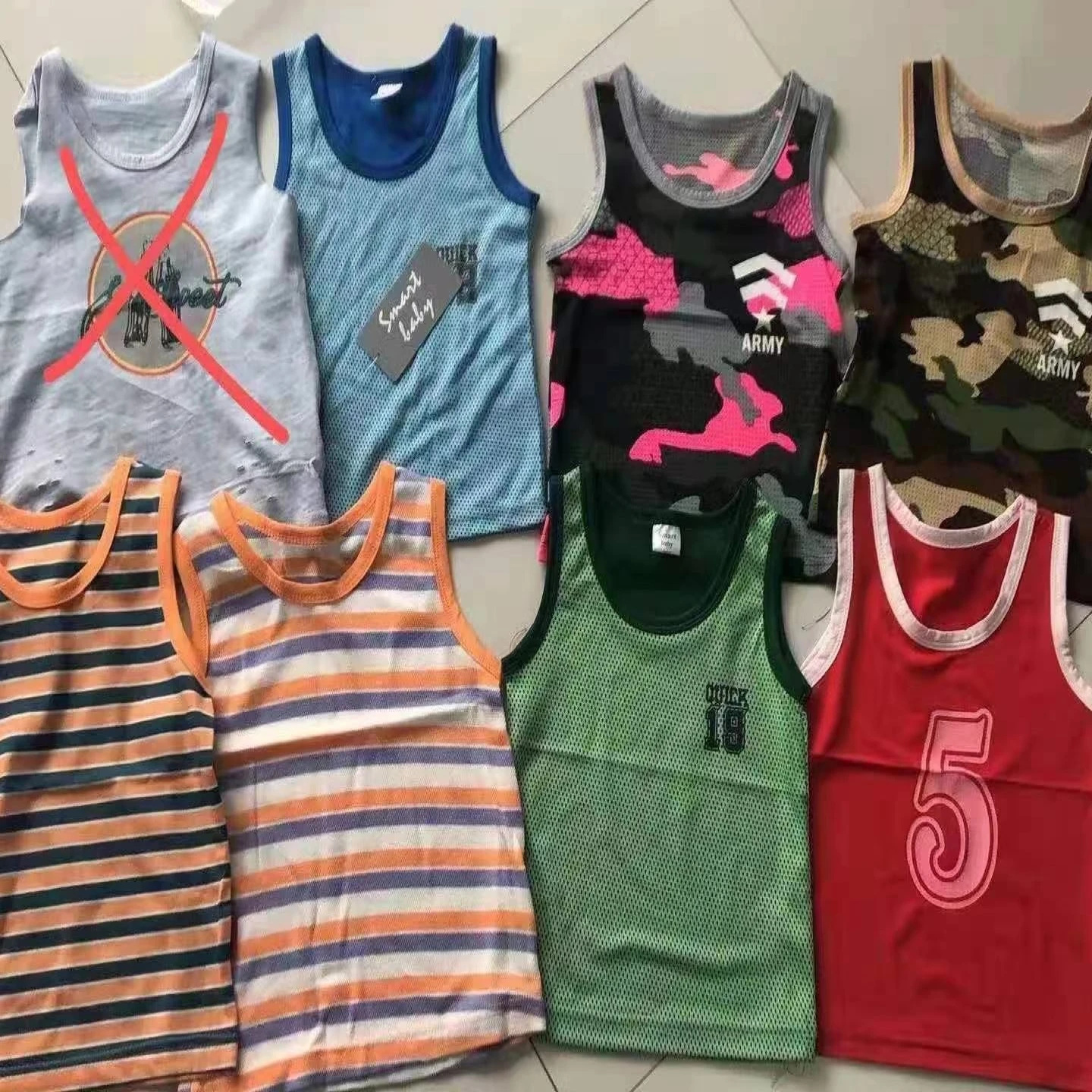 
Boys Vest Kids Vest Kids Tank Top Colourful Boys Tank Top 