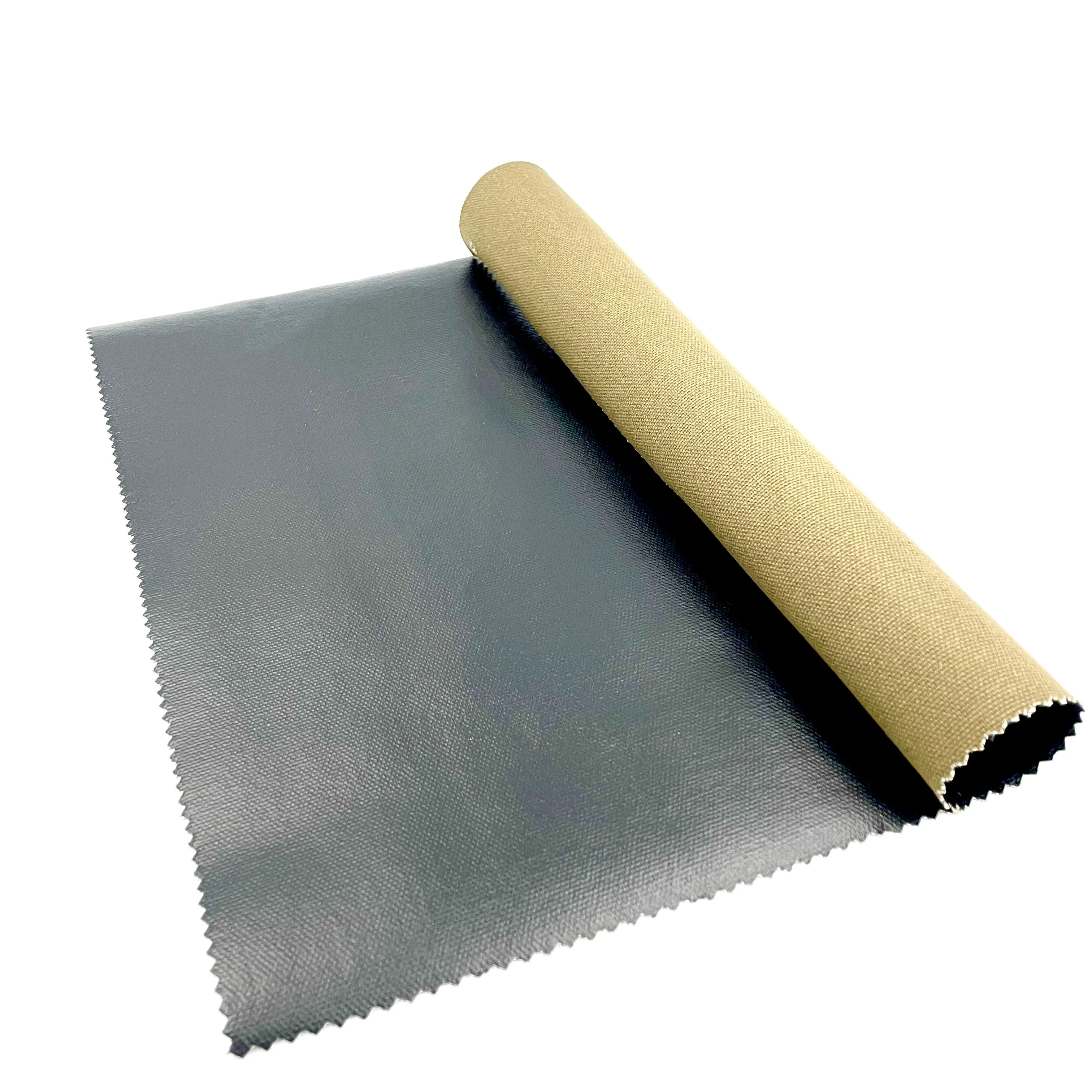 
EPO High Quality 100% Cotton Fabric with Waterproof Recycled-PVB Coating for Luggage 