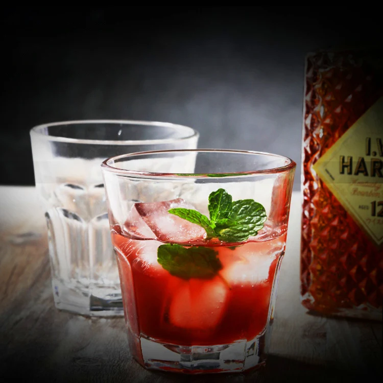 9.0 oz /266 ml lead-free transparent glass for wholesale