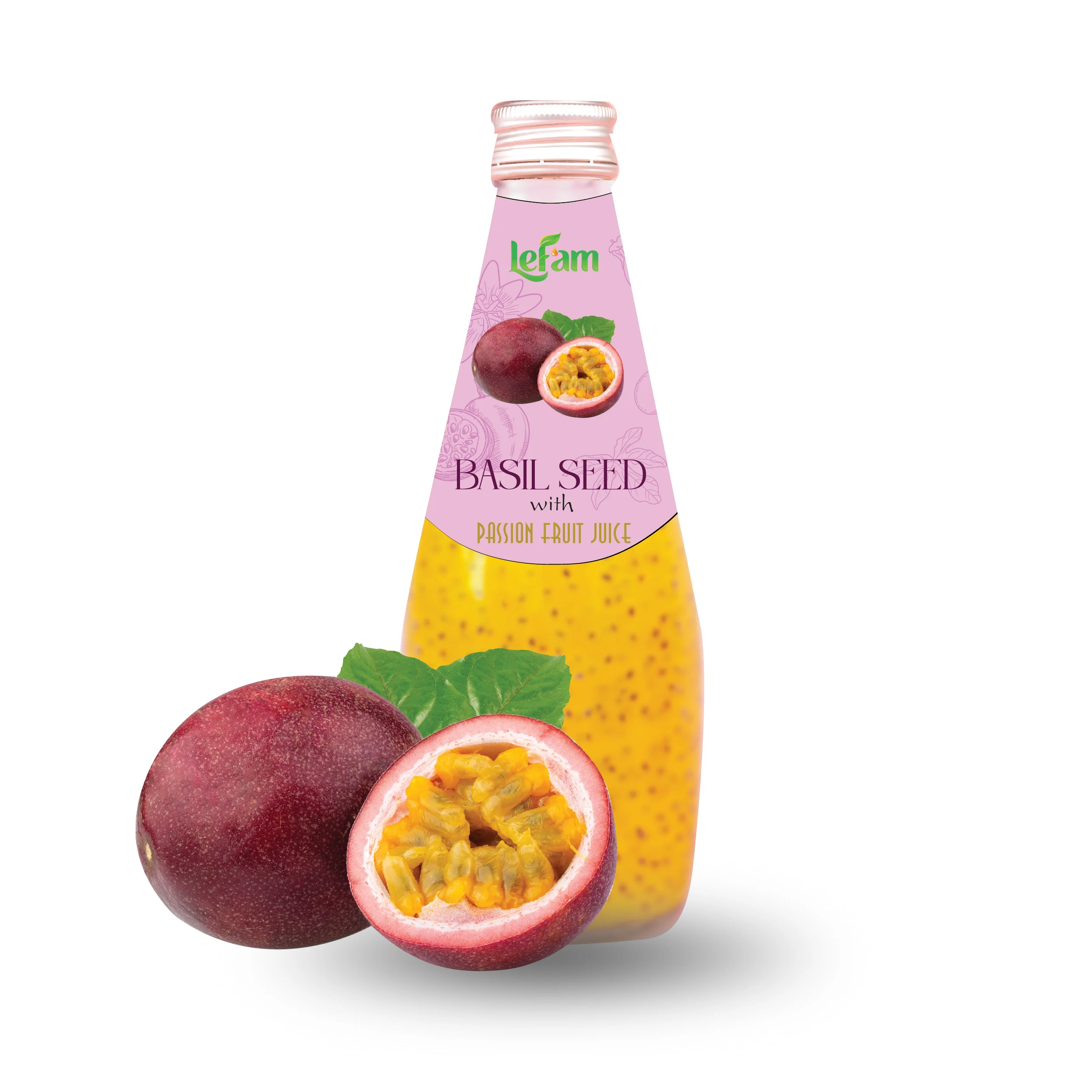  Оптовая продажа здоровый сок черники напиток из семян базилика 290 мл от Lefam x напитки Вьетнам небольшой минимальный заказ