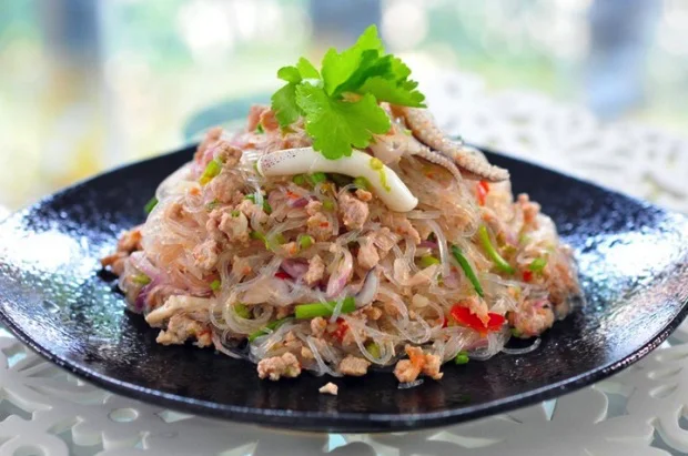 Glass Noodles Double Dragon Brand Dry Vermicelli 1kg Blue From Thailand with Top Seller