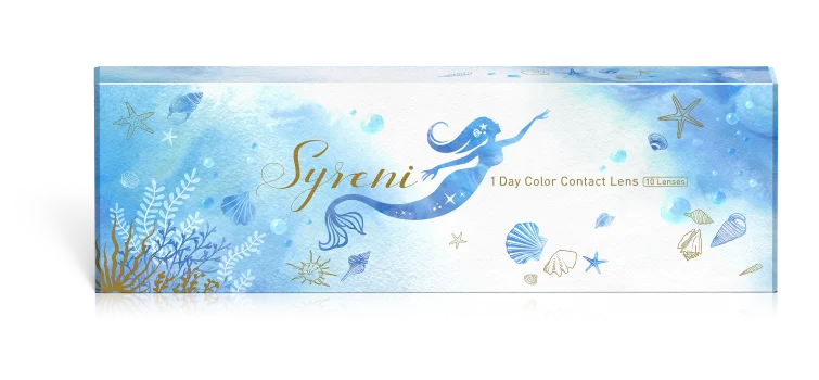 Syreni Daily Soft Color Contact Lenses | Wave Amber | Wholesale | 38% Hydrogel | 14.2mm UV protective | 10 pieces
