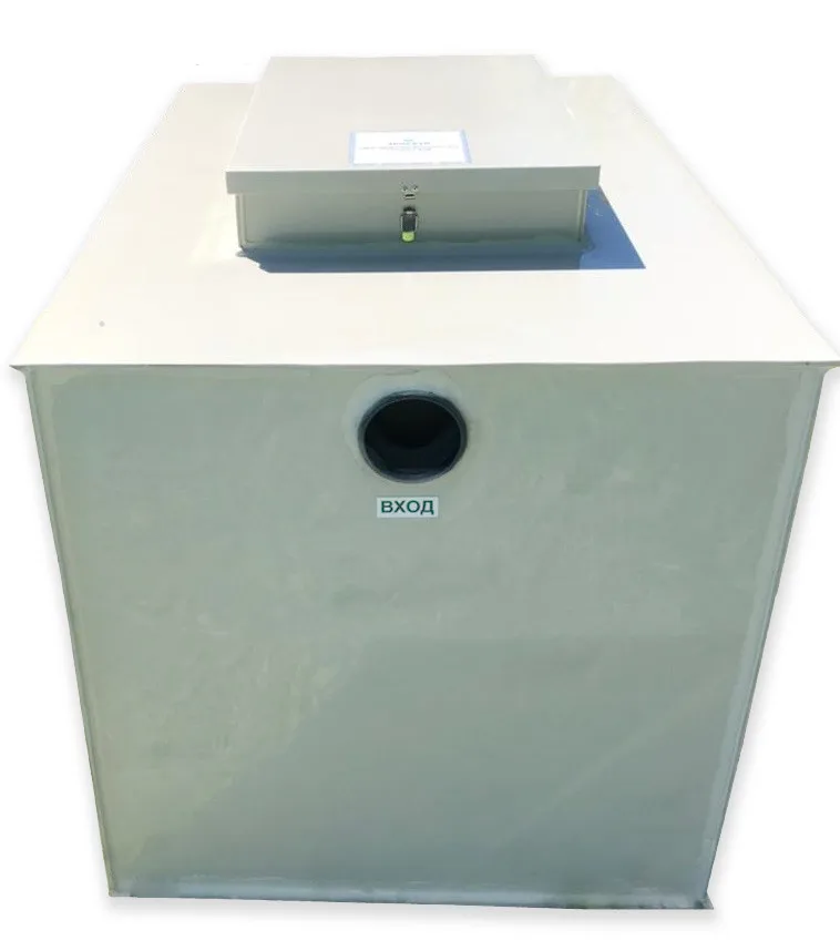 Polypropylene Ground Workshop 1420*920*1000 mm OPP 7.0-500 (2 liters/sec) Grease Trap For Restaurants / Food Industries