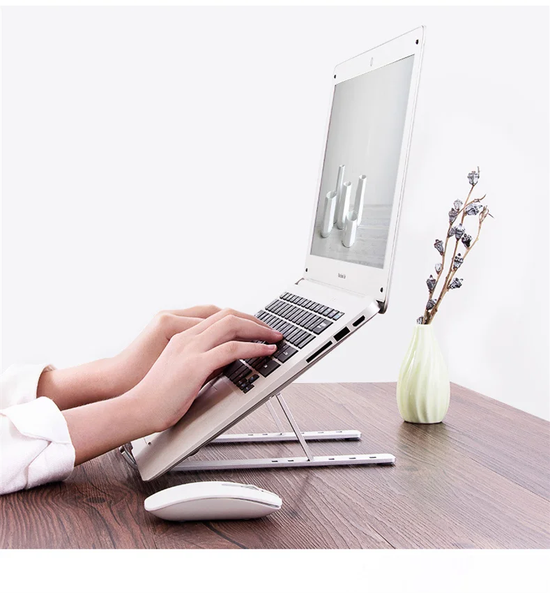 portable foldable adjustable laptop stand for macbook surface laptop