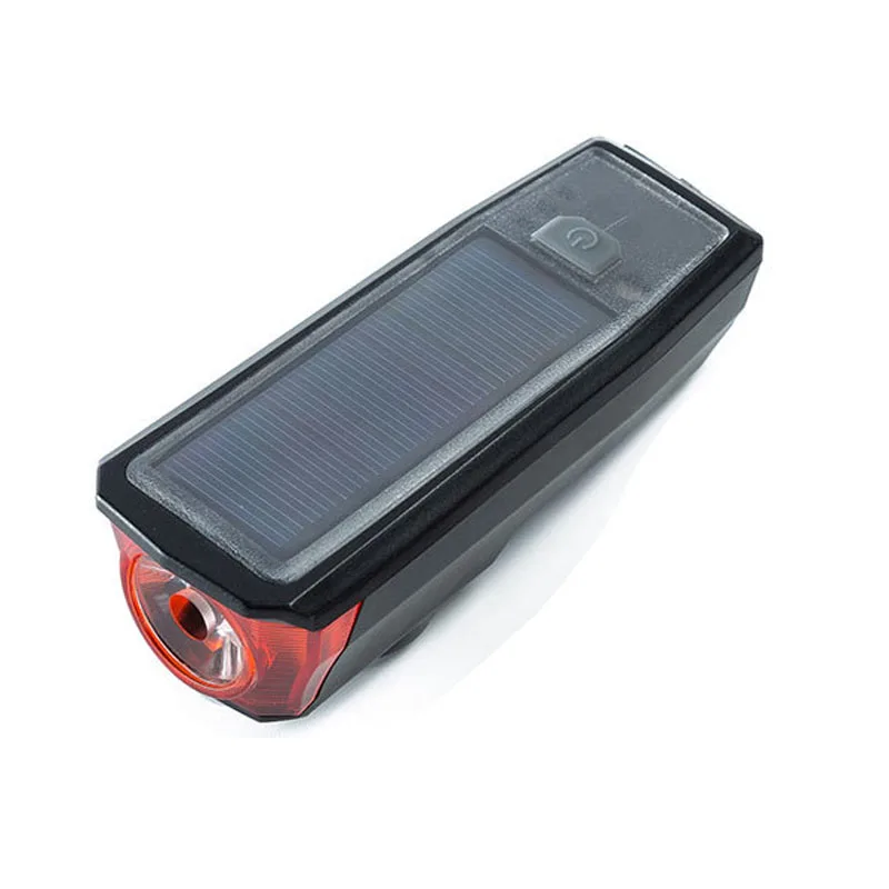 New USB Bicycle Lamp Waterproof LED Flash Bike Super Bright Front Light with Horn Bike Led Lights Flashlights Battery Handlebar