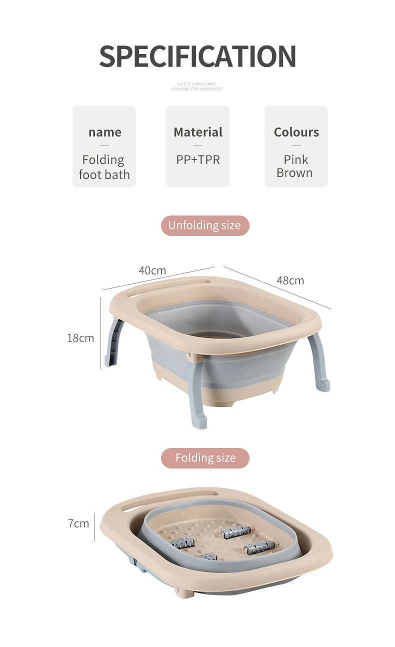 Hot sales folding foot bath high quality foldable foot bath amazon sales foot basin