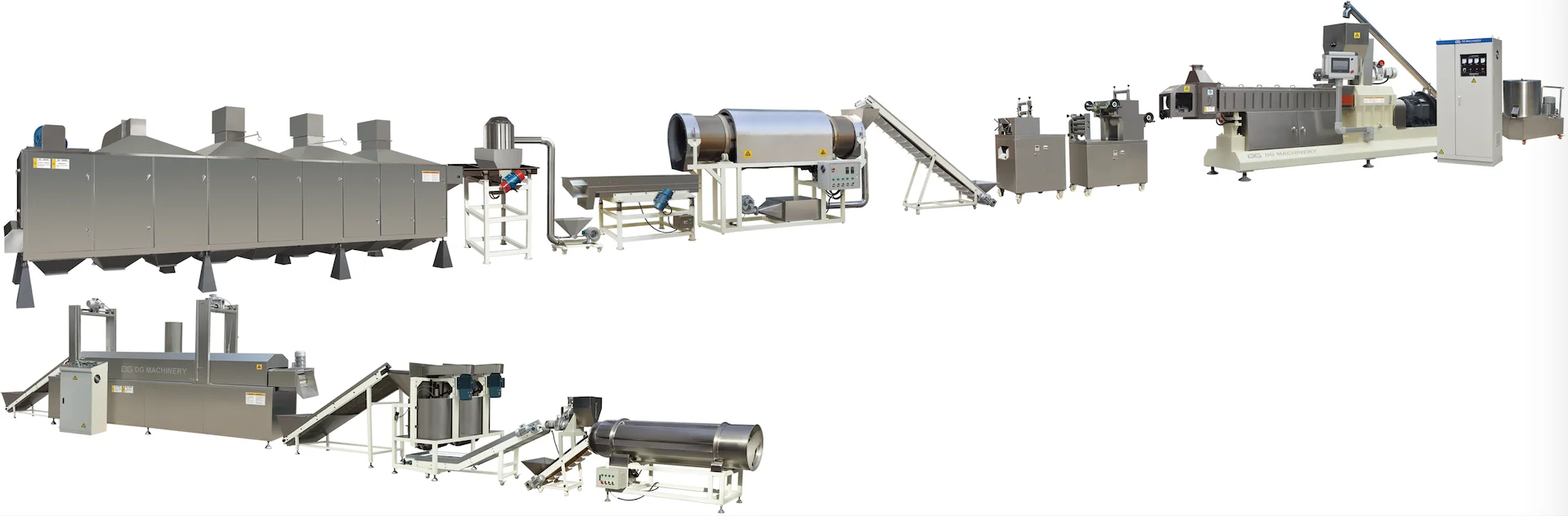 Chips Tortilla Nachos Making Machine Corn Flour Snacks Manufacturer Equipment