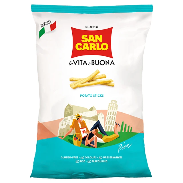 San Carlo Top quality italian sticks potato chips gr 175