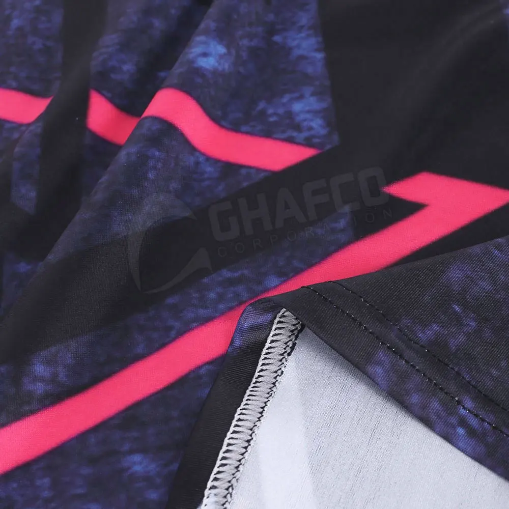 Сублимационная футболка с коротким рукавом Однотонная сублимационной печатью