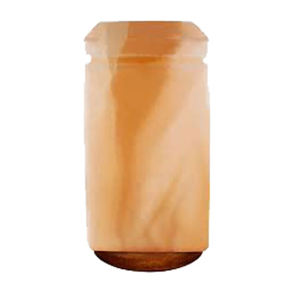 100% Pure Light Pink Salt Like Best Room Ionizer Cylinder Lamp Made With Salt-Sian Enterprises